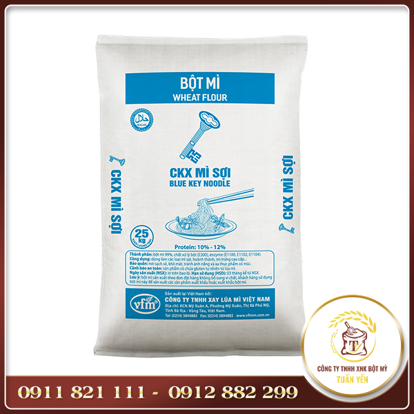 Bột mỳ Chìa khóa xanh mì sợi